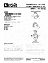 DataSheet ADA4857-2 pdf